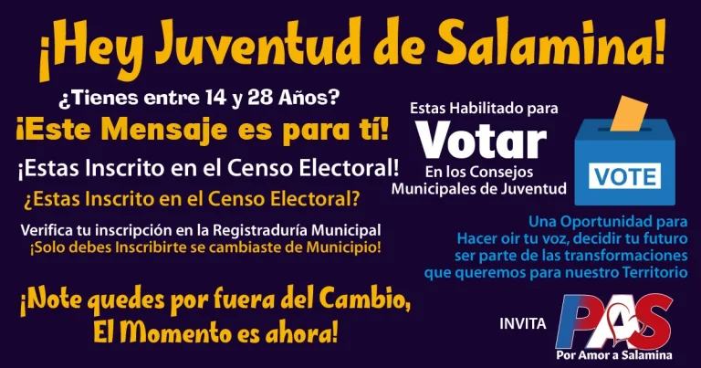 Los Consejos de Juventud, un Faro de Esperanza yy Futuro