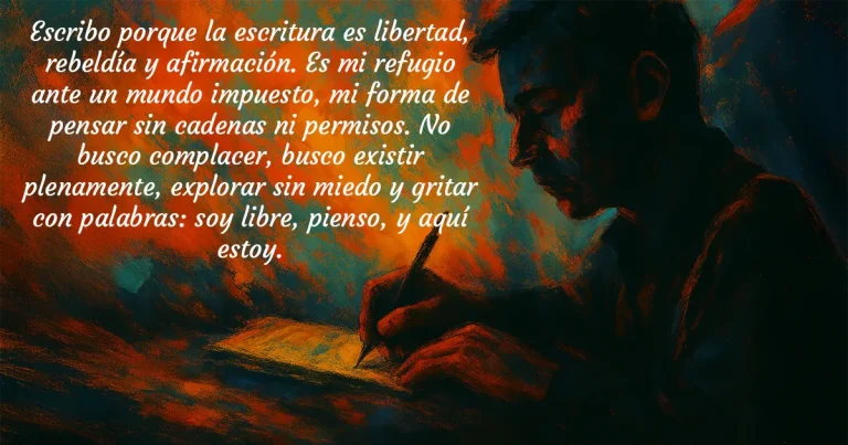 ¿Porque Escribo: Una Reflexión desde el Librepensamiento?