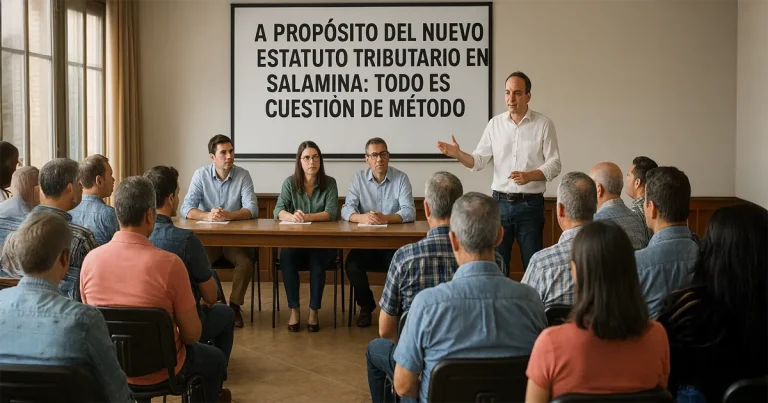 A Propósito del Nuevo Estatuto Tributario en Salamina: Todo es Cuestión de Método