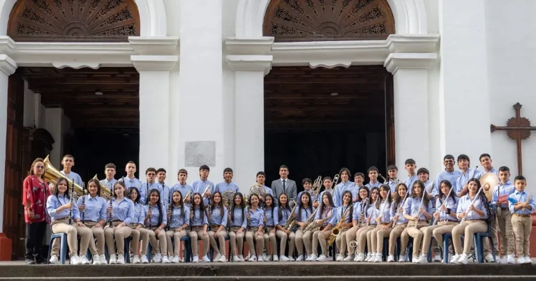 Salamina acogió el concurso de bandas que hizo vibrar Caldas