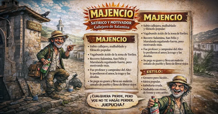 Majencio, la voz incómoda que despierta al pueblo dormido hoy