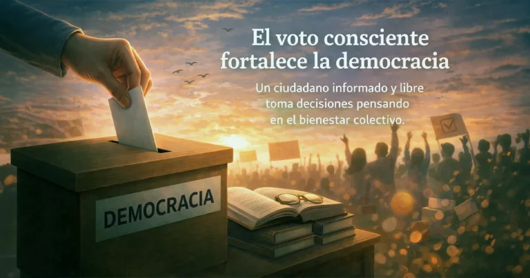 El valor del voto consciente: una defensa de la democracia