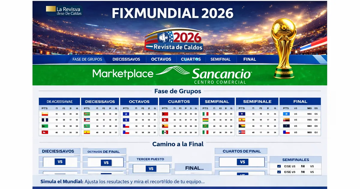 FixMundial 2026 permite seguir y simular