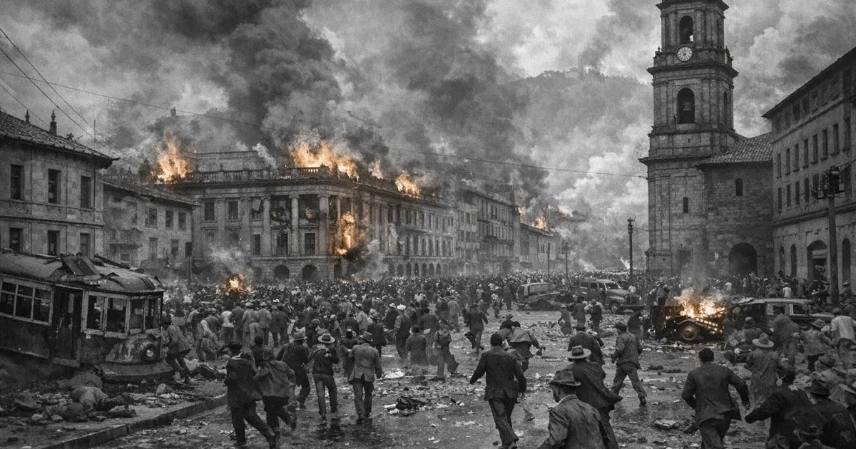 El Bogotazo marcó a Colombia y hoy advierte sobre los riesgos de la polarización y la crisis institucional en la democracia.