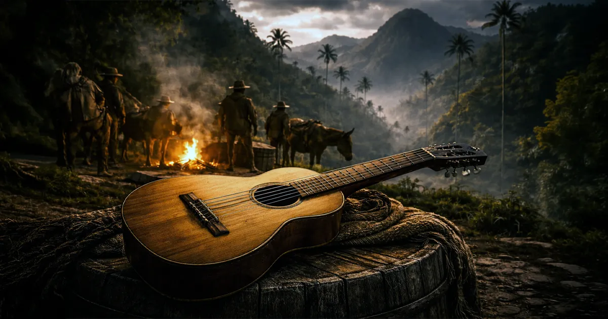 Descubra la historia del tiple en Caldas: un instrumento que es memoria de arrieros, mitos de ánimas y el corazón sonoro de la colonización antioqueña.