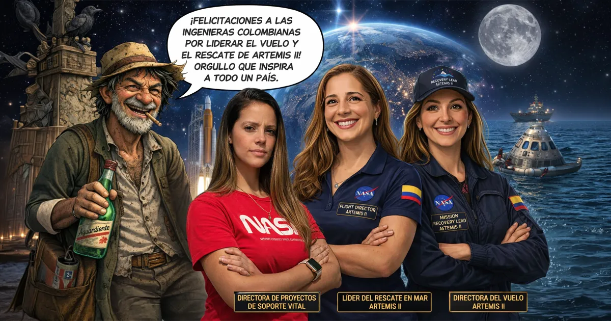 Majencio Felicita Colombia lidera Artemis II con talento que llega hasta la Luna