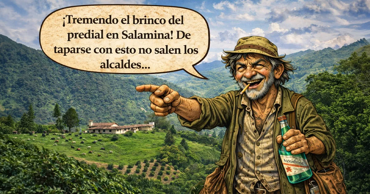 Predial en Salamina se dispara y deja dudas sobre su aplicación