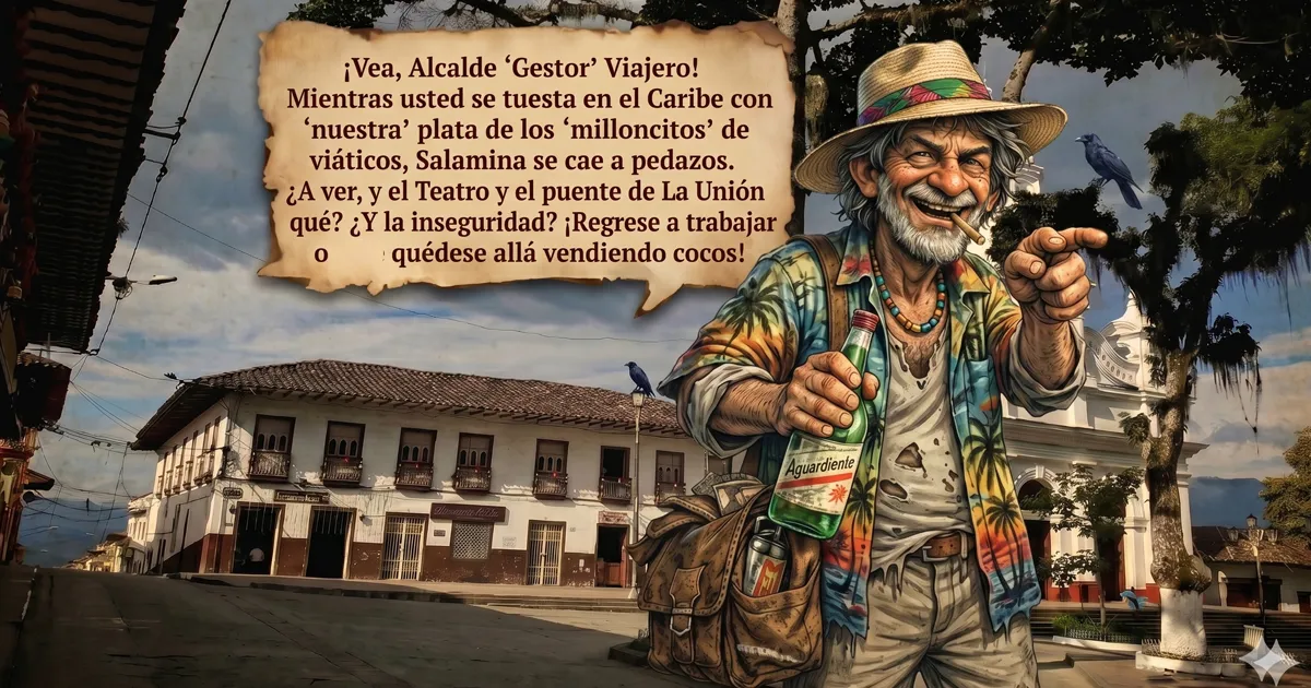 Majencio critica el viaje del alcalde