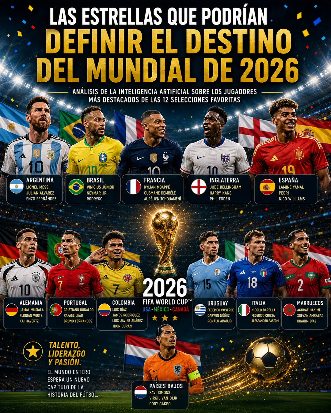 Jugadores del mundial