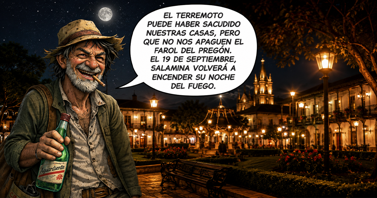 Majencio y el Pregon de la noche del fuego