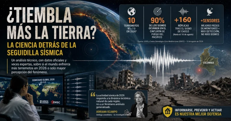 ¿Tiembla más la Tierra? La ciencia detrás de la seguidilla sísmica