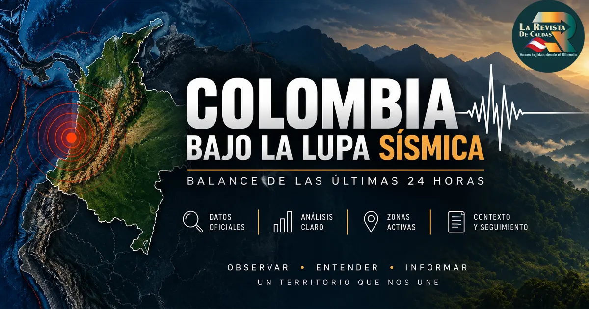 Colombia bajo la lupa sísmica: balance de las últimas 24 horas