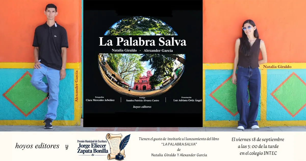 Natalia Giraldo y Alexander García, del Premio Municipal de Escritura a su primer libro