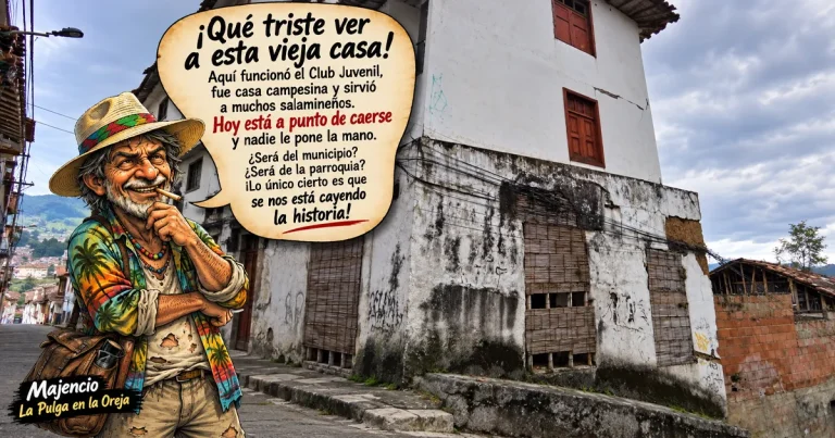 Una casa que se cae mientras Salamina deja caer su propia memoria