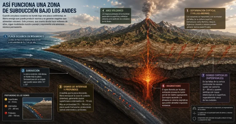 La placa de Nazca y el pulso sísmico que nunca se detiene en los Andes