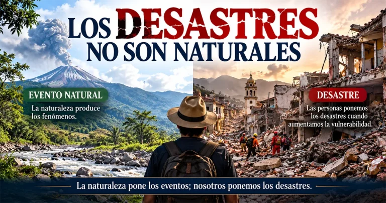 Los desastres no son naturales: lo que convierte un temblor en tragedia