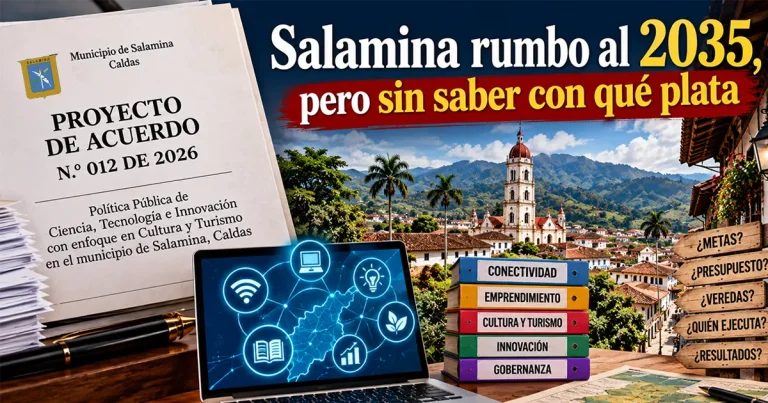 Salamina necesita ciencia y tecnología, pero no otra política de papel